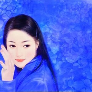 コモン・チェン　「紫陽花」の買取作品画像